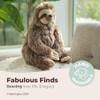 Bearington Speedy Plush Three Toed Sloth Stuffed Animal, 12 inches