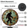 25x25cm Custom Wood Clock that is Not Recommended for High-Humidity