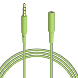 Geekria 3.5mm Male to Female Audio Extension Adapter, TPE Cable Compatible with Home/Car Speakers, Smartphones, Headphones, Tablets, Audio Conversion Plug (120cm / 1 Pack)