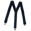 Men's fully adjustable Clip on Braces/Suspenders, 3.5cm - Navy Blue