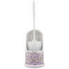 Royal Arden Flower Pattern Toilet Brush Stand Set C 39460