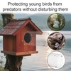 Gosknor 2pcs Bluebird House Predator Guard, Stainless Steel Bird House