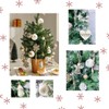 wemitas Christmas Tree Ornament, Gold, Silver, Ornament, Balls, Large Capacity,