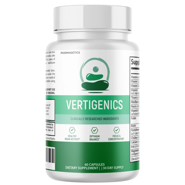 pharmagetics Vertigenics Capsules to Support The Body’s Balance System -