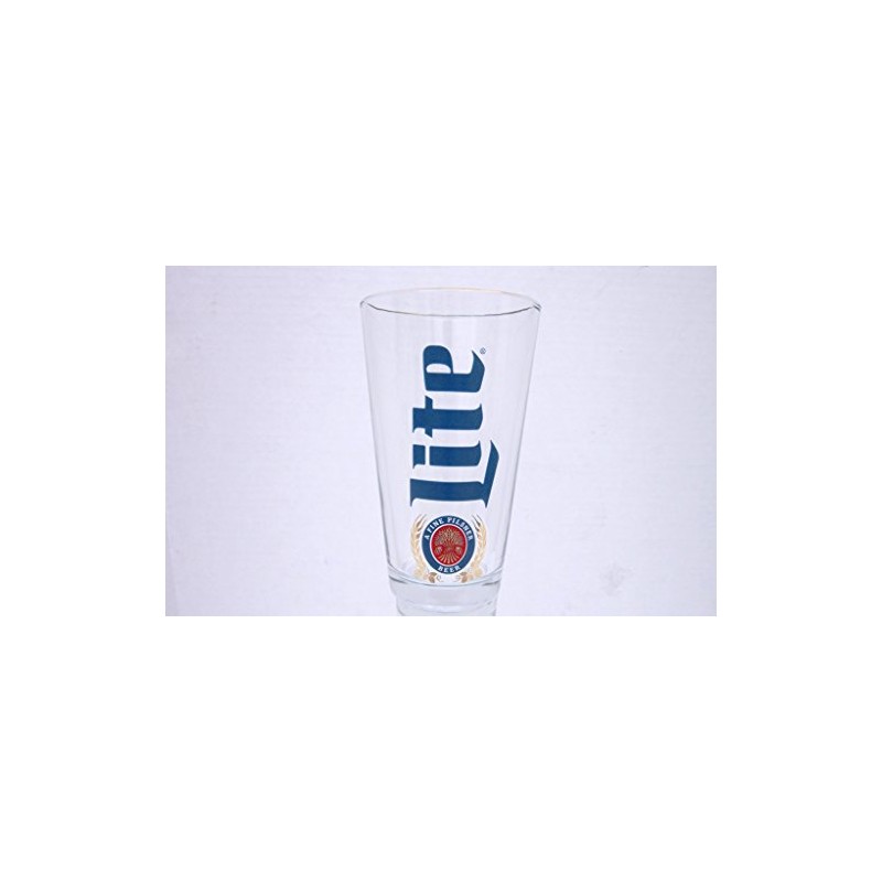 Miller Lite Pint Glass Retro