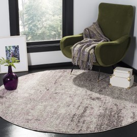 Safavieh Adirondack Collection ADR130M Light Grey and Purple Modern Abstract Vintage Runner (2'6" x 8')