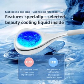 BIOESTHE Ice Globes for Face & Eyes, Unbreakable Stainless Steel Cryo Sticks for Beauty Routines, Facials Cold Roller Cooling Globes for Puffiness, Wrinkles, Dark Circles, Headaches