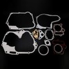 Qiilu Engine Gasket Set, Engine Cylinder Head Gasket Set, 125cc