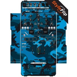 StyleFlip Skins Pioneer DJM-S5 | Blue Camo | Protective Decal | StyleFlip Skins