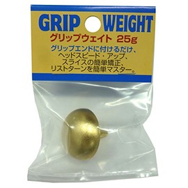 grip weight 25g gold plated