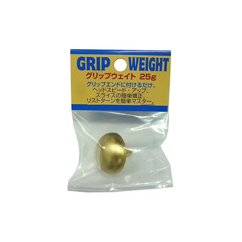 grip weight 25g gold plated