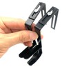 UtySty 2 Pack Coat Hooks Cubicle Wall Mount Double Hook