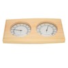Wooden Thermometer Hygrometer for Sauna Room Double Dial Pointer Type