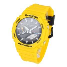Casio G-Shock G-Shock G-Shock Wristwatch, Men's, Tough Solar, Smartphone Link, Bluetooth, Yellow, GA-B2100C-9A