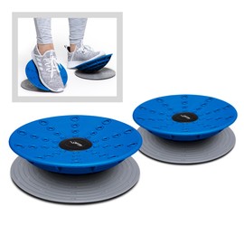 OPTP Dynamic Duo Balance & Stability Trainers (Pair) – Balance Trainer Set for Core Strength, Foot and Ankle Strengthening Equipment, Injury Recovery, Physical Therapy and Rehab Exercise - Includes Slip-Resistant Base