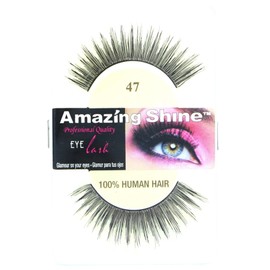 Amazing Shine Human Hair False Eyelashes - 47