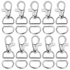20Pcs Swivel Snap Hooks and D Rings for Lanyard and