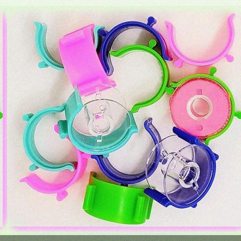 Threadify ThreadTidy Bobbin Huggers: 60-Piece Sewing Machine Spool Clips for