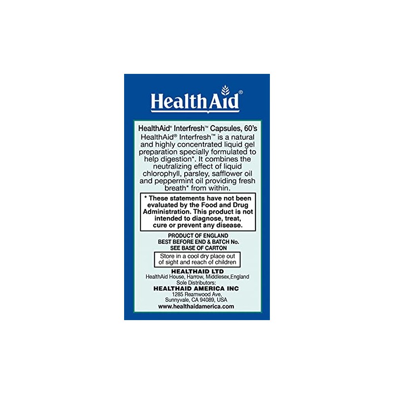 HealthAid Interfresh 60 Capsules