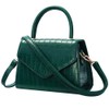YDSIII Green Top-Handle Handbag Mini Purse for Women Crossbody Bag