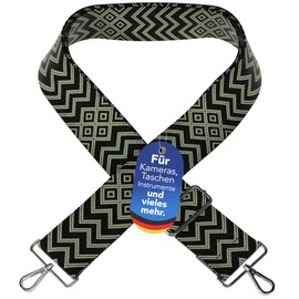 EAZY CASE Adjustable Bag Strap, Replacement Strap for Handbags, Strap for Shoulder Bags, Wide Strap for Bags and Carry Bags, DIY Bag Strap, Diamond - Mint Green Metal Silver