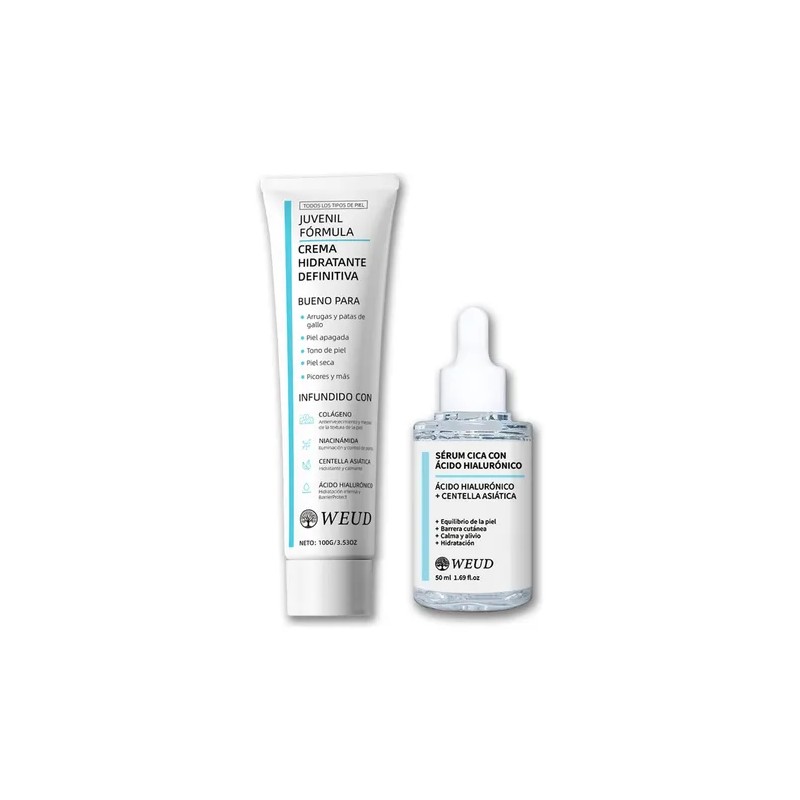Weud Centella Asiatica Nicotinamide Reparadora Crema Kit