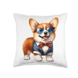 Incorgnito - Funny Welsh Corgi Owner Pet Dog Lover Men Kids Throw Pillow