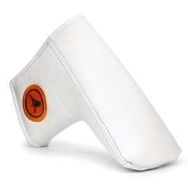 Golf Headcovers Golf Driver Fairway Hybrid Head Cover Golf Blade Mallet Putter Cover Birdie Design Premium Leather Waterproof Driver Fairway(FW) Wood Hybrid(UT) with Number Tags (for Blade Putter)