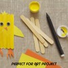 Magicfly 1000pcs Popsicle Sticks, Natural Wooden Food Grade Craft Sticks,