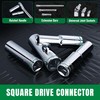 SK 1/2" Drive Socket Set, Deep Metric Sockets, 11-Piece 10-20mm,