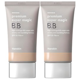 Hanskin Premium Super Magic BB Cream SPF30 PA++, 45g, 2 pieces / 한스킨 프리미엄 수퍼 매직 비비크림 SPF30 PA++, 45g, 2개