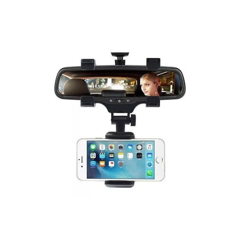 TS Soporte Base Retrovisor Telefono Ajustable Universal New