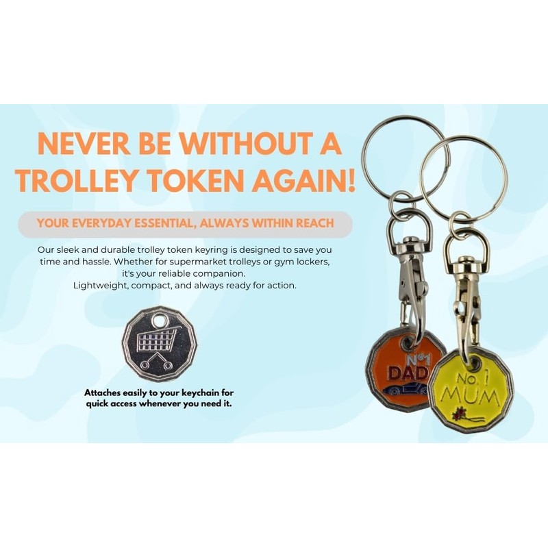 UK Phoenix Trolley Token New £1 Coin Shape 12 Sided