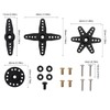 DiGiYes 2 Pack MG996R Servo Motor 180 Degree Metal Gear