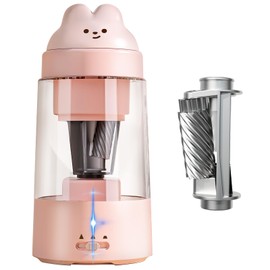 Zmol Electric Pencil Sharpeners, Pink Bunny Pencil Sharpener for Colored Pencils, Auto in & Out，Fully Automatic Rechargeable Pencil Sharpener for No.2/Colored Pencils(6-8mm), Classroom/Office/Home