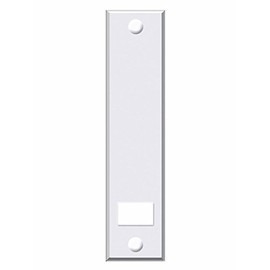 Cover Plate with Hole Spacing 21.5 cm Square White – Pack of 2