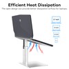 VECOFO Laptop Stand for Desk, Ergonomic Aluminum Laptop Stand Adjustable