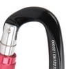Mountaineering D Locking Carabiner Clips Alloy Heavy Duty Carabiner for