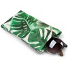 styleBREAKER Case for Sunglasses with Palm Tree Print and Cleaning