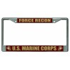 force recon usmc marine corps military insignia logo license plate usa made