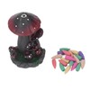 Mushroom Backflow Incense Burners Handcrafted Exquisite Details Resin Backflow Incense