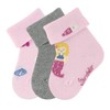 Sterntaler Baby Girls' Baby Socks, Pack of 3 Mermaid Socks,