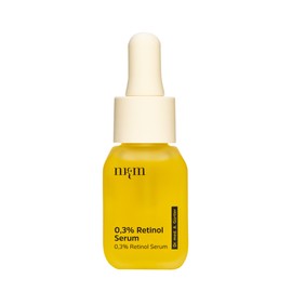 nkm Naturkosmetik München Retinol Serum - 15 ml - Face Serum with Squalane - Regenerating & Firming - Vegan - For All Skin Types - Dermatologically Tested