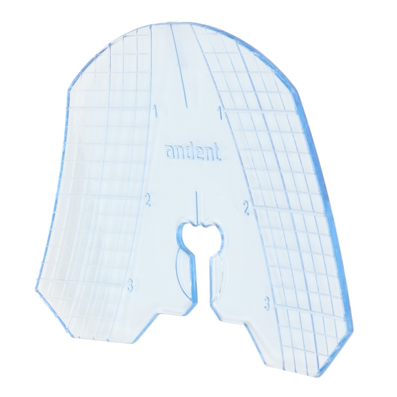 Dental Guide Plate Clear Accurate Measurement Dental Teeth Arrangement Guide