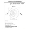 Artiwell 4-1/4“ Shower Strainer Drain Trim Set, Screw-in Shower Strainer