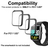 smaate Compatible with GRV FC1 1.83” Smartwatch, 3D Screen Protectors,