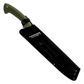 Condor Tool & Knife Bushcraft Parang Machete Knife - Heavy Duty Machete with Sheath - 1075 High Carbon Steel - High Impact Polypropylene Handle - Ballistic Nylon Sheath - 13in Blade - 22.9oz