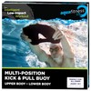 Aqua Fitness, 3-in-1 Combo Pull-Kick-Swim Kickboard, EVA Foam Swim Training