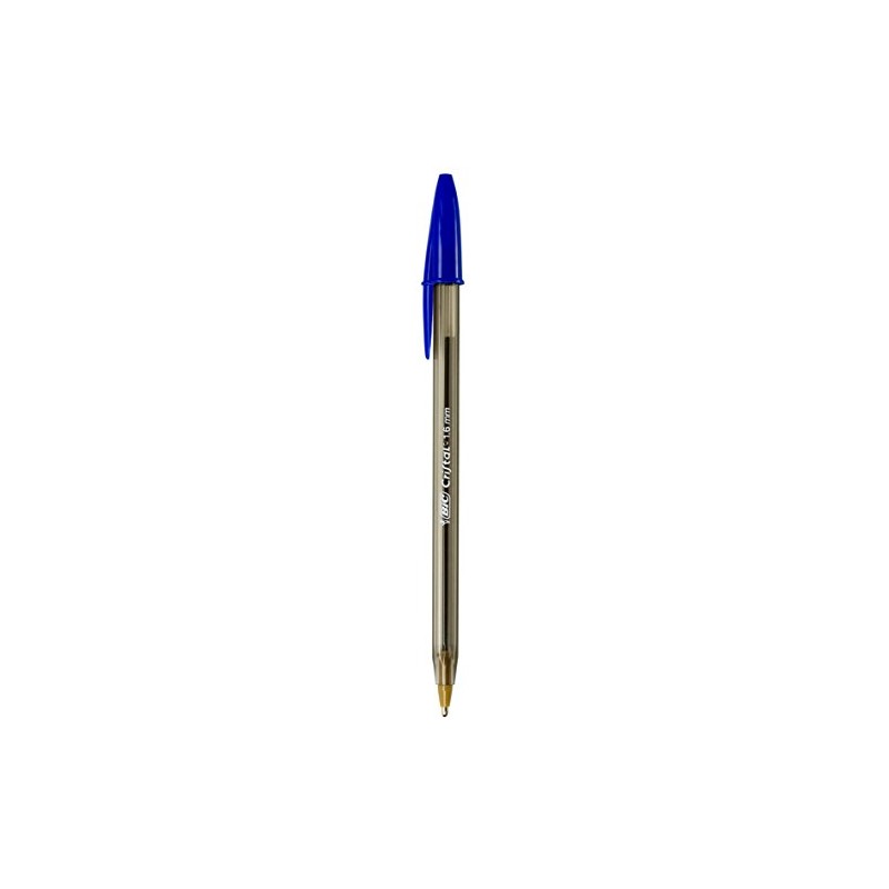 BIC MSB11-Blu Bol. Cristal Intenso Azul, 12 piezas