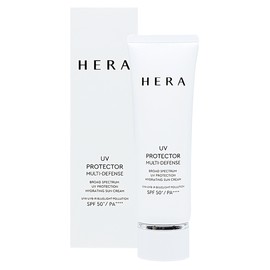 HERA 헤라 UV 프로텍터 멀티 디펜스 50ml + 50ml 촉촉한 끈적임없는선크림 메이트 Hera UV Protector Multi Defense 50ml + 50ml Moisturizing Non-Sticky Sunscreen Mate [Multi Defense 50ml + 50ml]